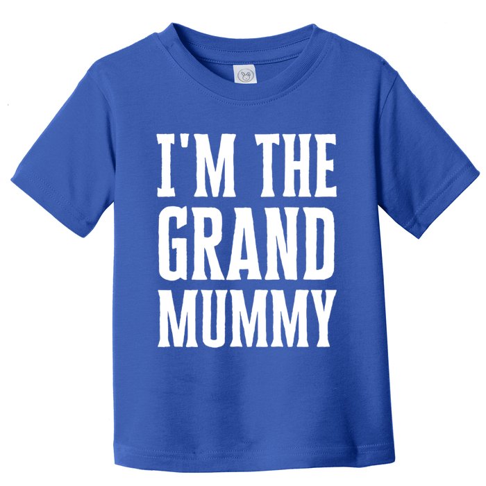 Funny Grandma Halloween Quote IM The Grand Mummy Gift Toddler T-Shirt