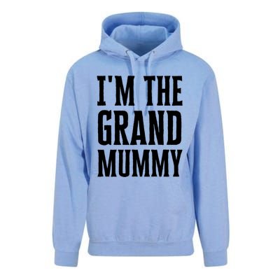 Funny Grandma Halloween Quote IM The Grand Mummy Gift Unisex Surf Hoodie