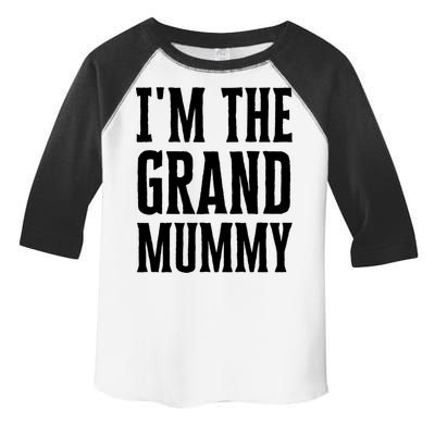 Funny Grandma Halloween Quote IM The Grand Mummy Gift Toddler Fine Jersey T-Shirt