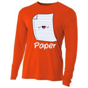 Funny Group Halloween Outfit Rock Paper Scissors Costume Cooling Performance Long Sleeve Crew