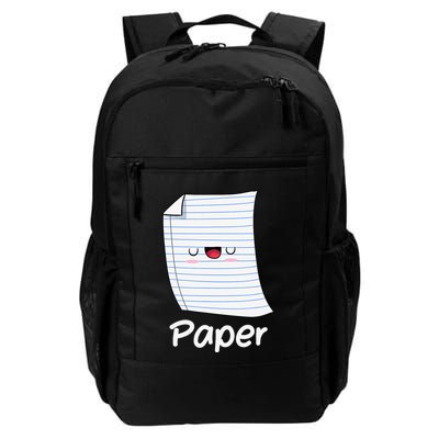 Funny Group Halloween Outfit Rock Paper Scissors Costume Backpack