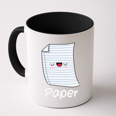 Funny Group Halloween Outfit Rock Paper Scissors Costume Mug