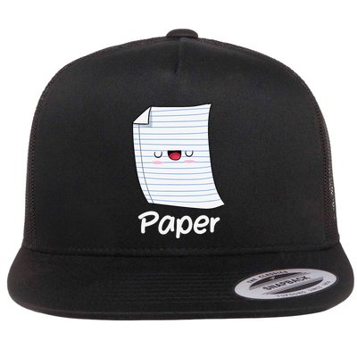 Funny Group Halloween Outfit Rock Paper Scissors Costume Flatbill Hat