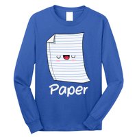 Funny Group Halloween Outfit Rock Paper Scissors Costume Long Sleeve Shirt