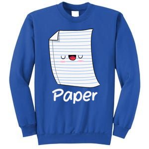 Funny Group Halloween Outfit Rock Paper Scissors Costume Sweatshirt