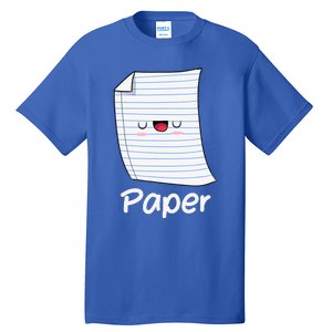 Funny Group Halloween Outfit Rock Paper Scissors Costume Tall T-Shirt