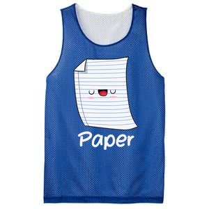 Funny Group Halloween Outfit Rock Paper Scissors Costume Mesh Reversible Basketball Jersey Tank