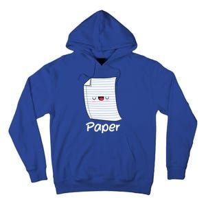 Funny Group Halloween Outfit Rock Paper Scissors Costume Tall Hoodie