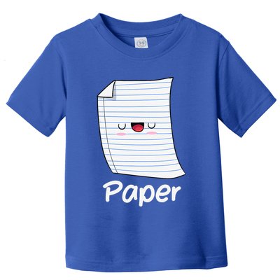 Funny Group Halloween Outfit Rock Paper Scissors Costume Toddler T-Shirt