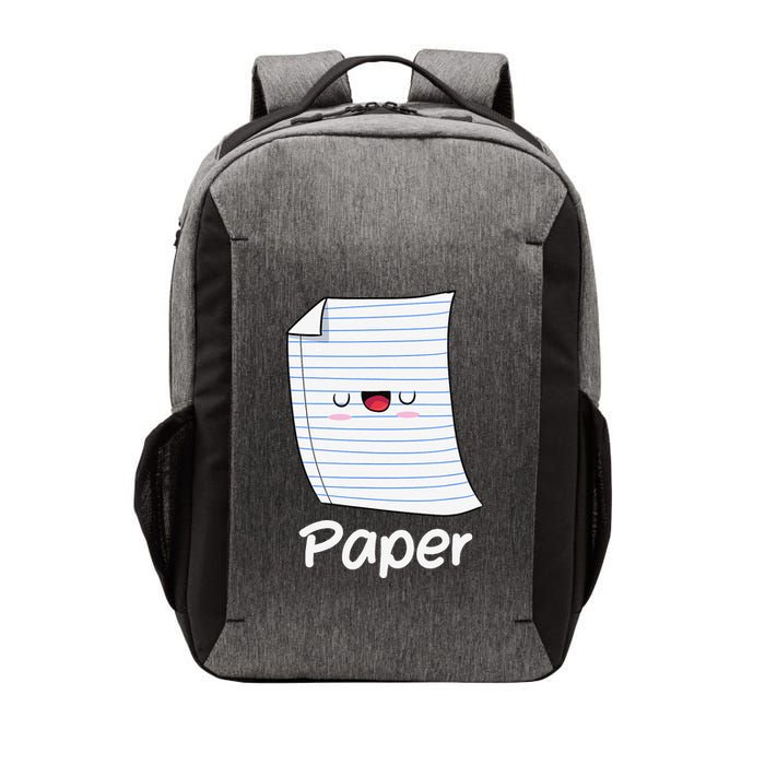 Funny Group Halloween Outfit Rock Paper Scissors Costume Vector Backpack