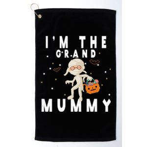 Funny Grandma Halloween Cute Gift IM The Grand Mummy Gift Platinum Collection Golf Towel