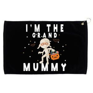 Funny Grandma Halloween Cute Gift IM The Grand Mummy Gift Grommeted Golf Towel