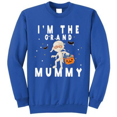 Funny Grandma Halloween Cute Gift IM The Grand Mummy Gift Sweatshirt