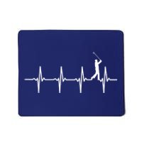 Funny Golf Heartbeat For Golfers Gift Mousepad