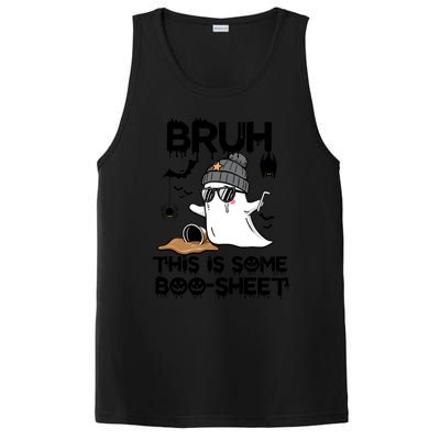 Funny Ghost Halloween Humor Bruh This Is Some Boo Sheet Meaningful Gift PosiCharge Competitor Tank