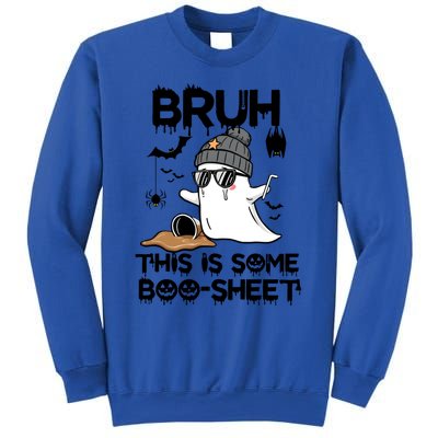 Funny Ghost Halloween Humor Bruh This Is Some Boo Sheet Meaningful Gift Sweatshirt