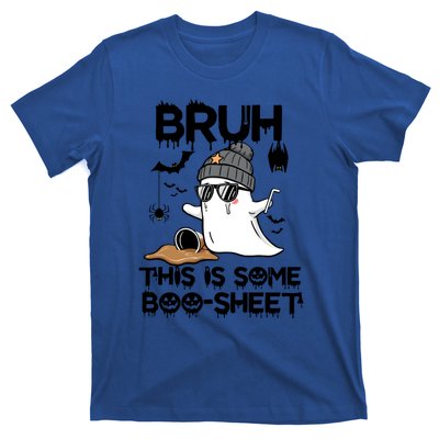 Funny Ghost Halloween Humor Bruh This Is Some Boo Sheet Meaningful Gift T-Shirt