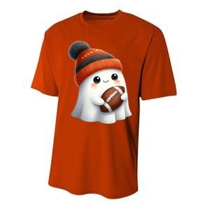 Football Ghost Halloween Party Costume Gift Performance Sprint T-Shirt