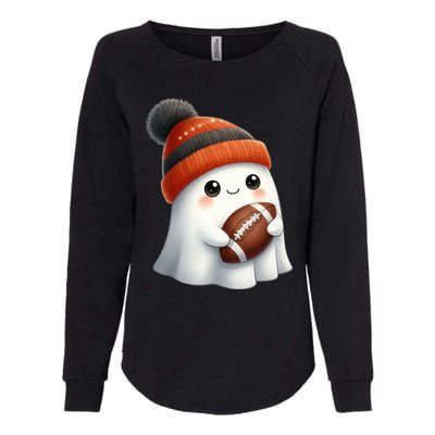 Football Ghost Halloween Party Costume Gift Womens California Wash Sweatshirt