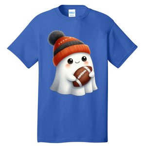 Football Ghost Halloween Party Costume Gift Tall T-Shirt