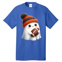 Football Ghost Halloween Party Costume Gift Tall T-Shirt