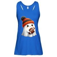 Football Ghost Halloween Party Costume Gift Ladies Essential Flowy Tank