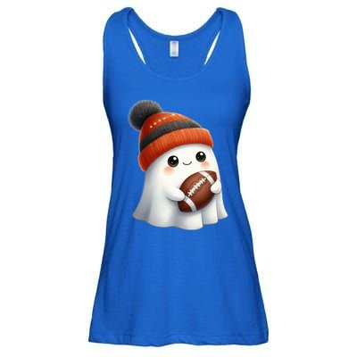 Football Ghost Halloween Party Costume Gift Ladies Essential Flowy Tank