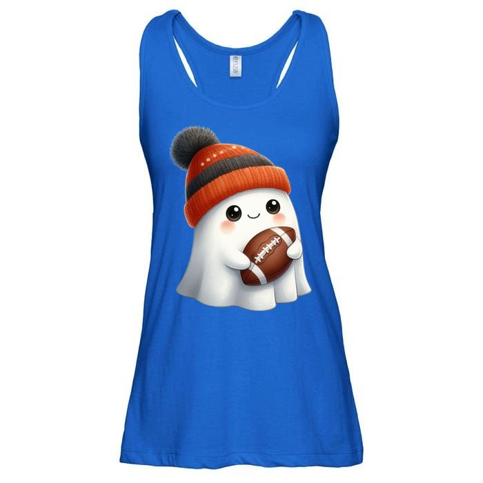 Football Ghost Halloween Party Costume Gift Ladies Essential Flowy Tank