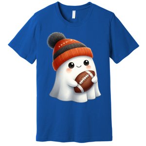 Football Ghost Halloween Party Costume Gift Premium T-Shirt