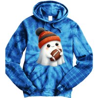 Football Ghost Halloween Party Costume Gift Tie Dye Hoodie