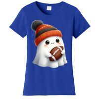 Football Ghost Halloween Party Costume Gift Women's T-Shirt