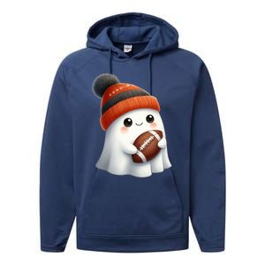 Football Ghost Halloween Party Costume Gift Performance Fleece Hoodie