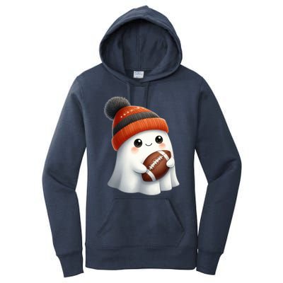 Football Ghost Halloween Party Costume Gift Women's Pullover Hoodie