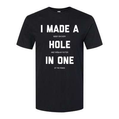 Funny Golf Hole In One Golf Gag Gifts Softstyle® CVC T-Shirt