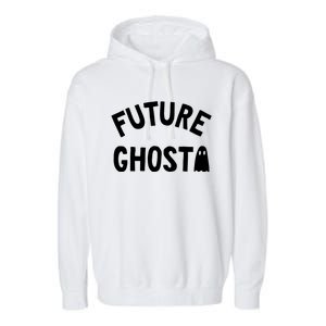 Future Ghost Halloween Cute Ghoul Garment-Dyed Fleece Hoodie