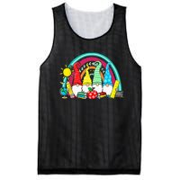 Funny Gnomes Happy First Day Teachers Student Back To School Mesh Reversible Basketball Jersey Tank