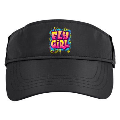 Fly Girl Hip Hop 80s 90s Dance Bgirl Urban Graffiti Style Adult Drive Performance Visor