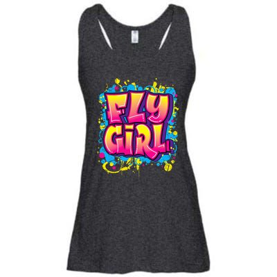 Fly Girl Hip Hop 80s 90s Dance Bgirl Urban Graffiti Style Ladies Essential Flowy Tank