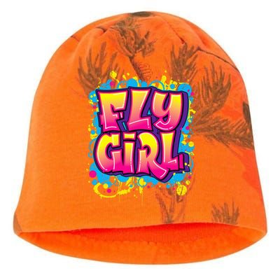 Fly Girl Hip Hop 80s 90s Dance Bgirl Urban Graffiti Style Kati - Camo Knit Beanie