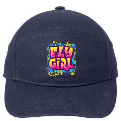 Fly Girl Hip Hop 80s 90s Dance Bgirl Urban Graffiti Style 7-Panel Snapback Hat