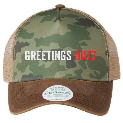 Funny Greetings Huzz Funny Gen Z Gen Alpha Slang Viral Meme Legacy Tie Dye Trucker Hat