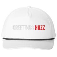 Funny Greetings Huzz Funny Gen Z Gen Alpha Slang Viral Meme Snapback Five-Panel Rope Hat