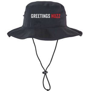 Funny Greetings Huzz Funny Gen Z Gen Alpha Slang Viral Meme Legacy Cool Fit Booney Bucket Hat