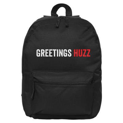 Funny Greetings Huzz Funny Gen Z Gen Alpha Slang Viral Meme 16 in Basic Backpack