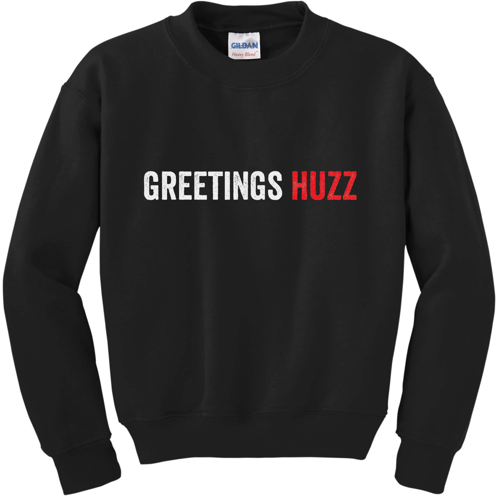 Funny Greetings Huzz Funny Gen Z Gen Alpha Slang Viral Meme Kids Sweatshirt