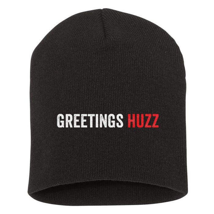 Funny Greetings Huzz Funny Gen Z Gen Alpha Slang Viral Meme Short Acrylic Beanie