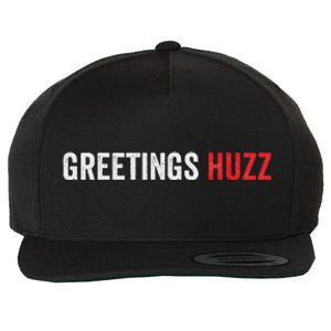 Funny Greetings Huzz Funny Gen Z Gen Alpha Slang Viral Meme Wool Snapback Cap