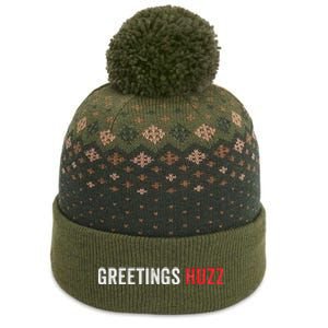 Funny Greetings Huzz Funny Gen Z Gen Alpha Slang Viral Meme The Baniff Cuffed Pom Beanie