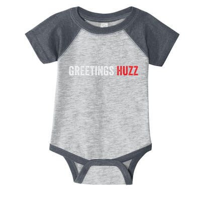 Funny Greetings Huzz Funny Gen Z Gen Alpha Slang Viral Meme Infant Baby Jersey Bodysuit