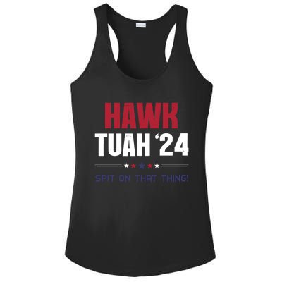 Funny Gift Hawk Tush 2024 Spit On That Thing Ladies PosiCharge Competitor Racerback Tank